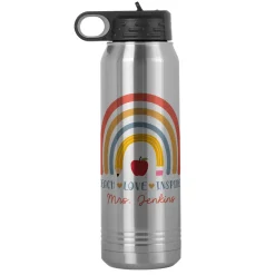 Teacher Rainbow Water Bottle