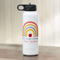 Teacher Rainbow Water Bottle