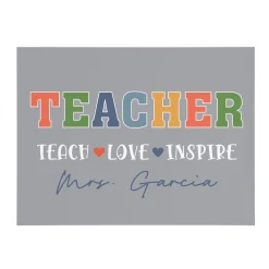 Teach Love Inspire Wood Block