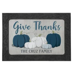 Thankful Pumpkins Doormat