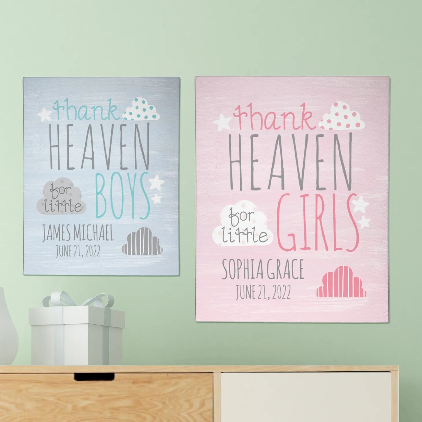 Thank Heaven For You Canvas