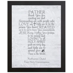 Thank You for Creating Me Cross Canvas