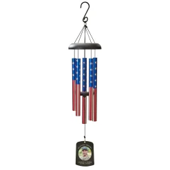 Thank You For Your Service Photo Memorial Wind Chime