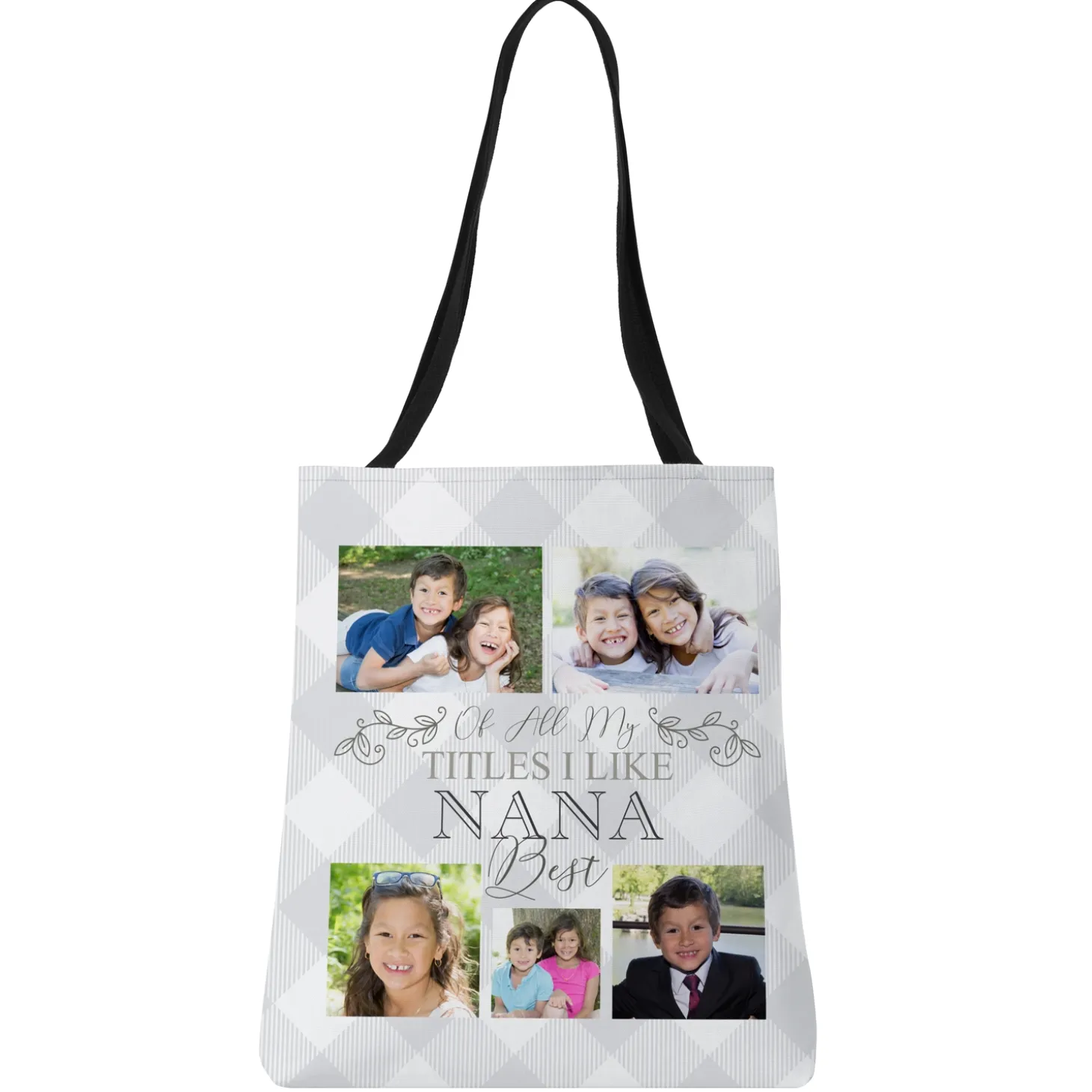 The Best Grandparents Photo Tote