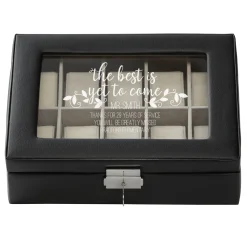 The Best Is Yet To Come Leather Watch Box
