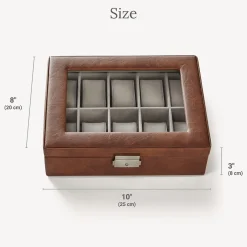 The Best Is Yet To Come Leather Watch Box