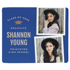The Graduate's Journey Graduation Photo Blanket