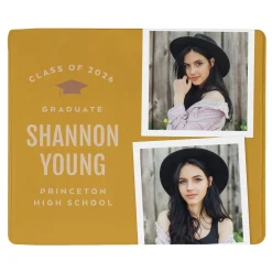 The Graduate's Journey Graduation Photo Blanket