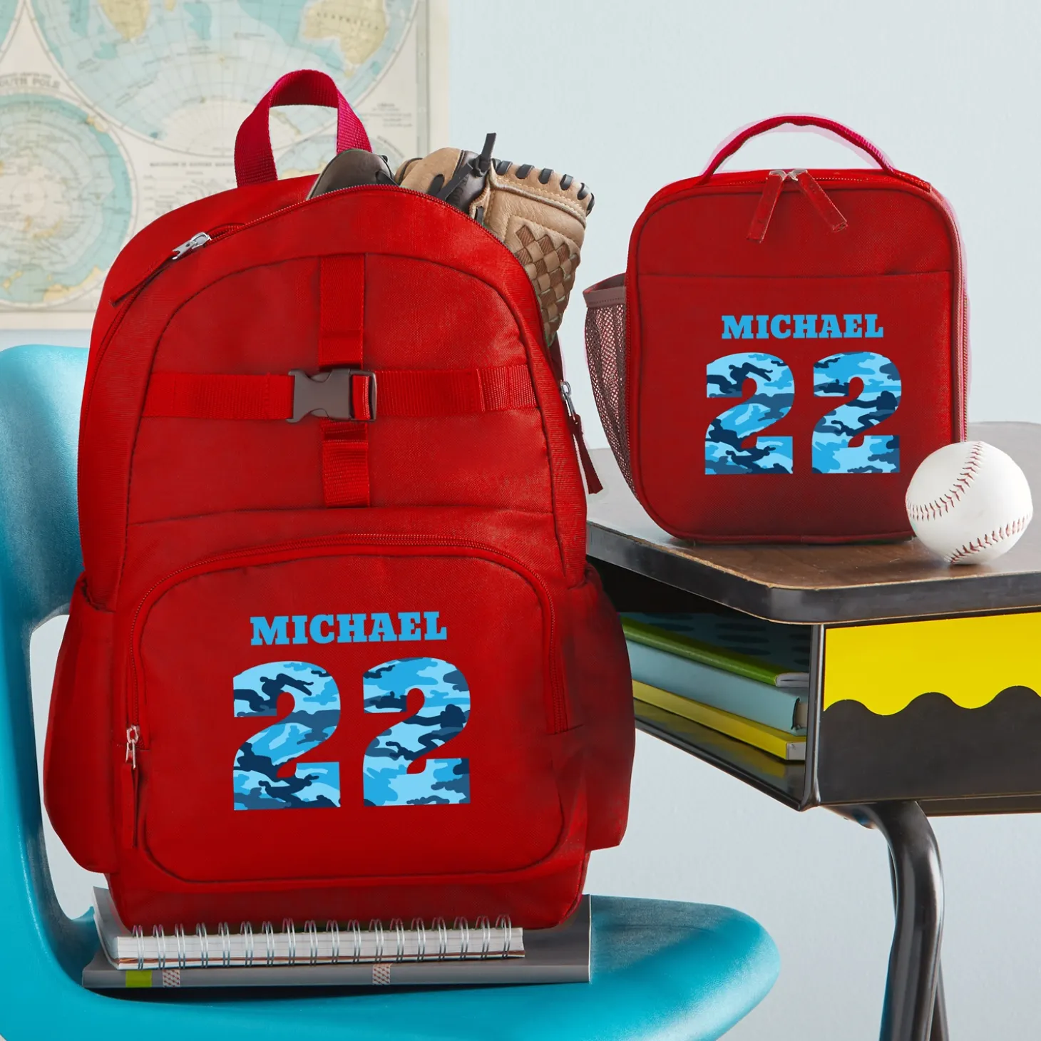Their Own Name Red Backpack Collection
