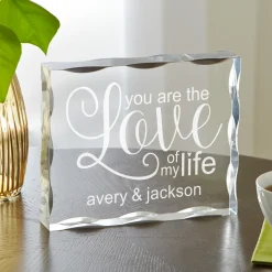 The Love Of My Life Acrylic Block
