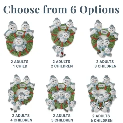 The Original Snow Buddies™ Family Wreath Ornament