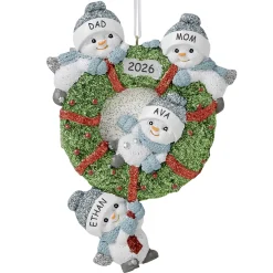The Original Snow Buddies™ Family Wreath Ornament