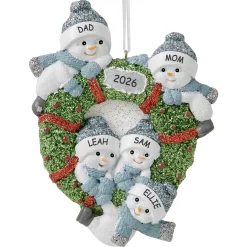 The Original Snow Buddies™ Family Wreath Ornament