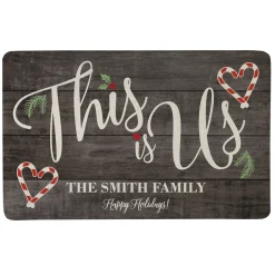 This is Us Holiday Doormat