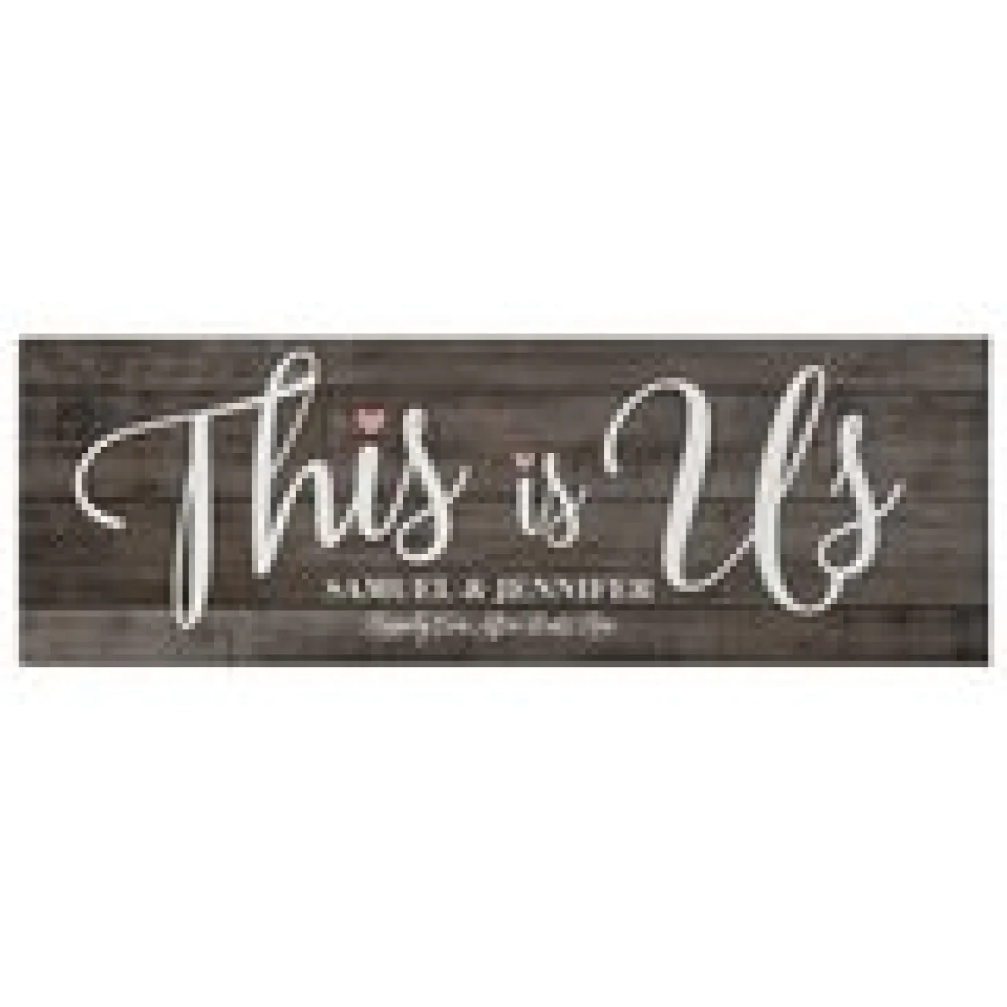 This is Us Wedding Canvas