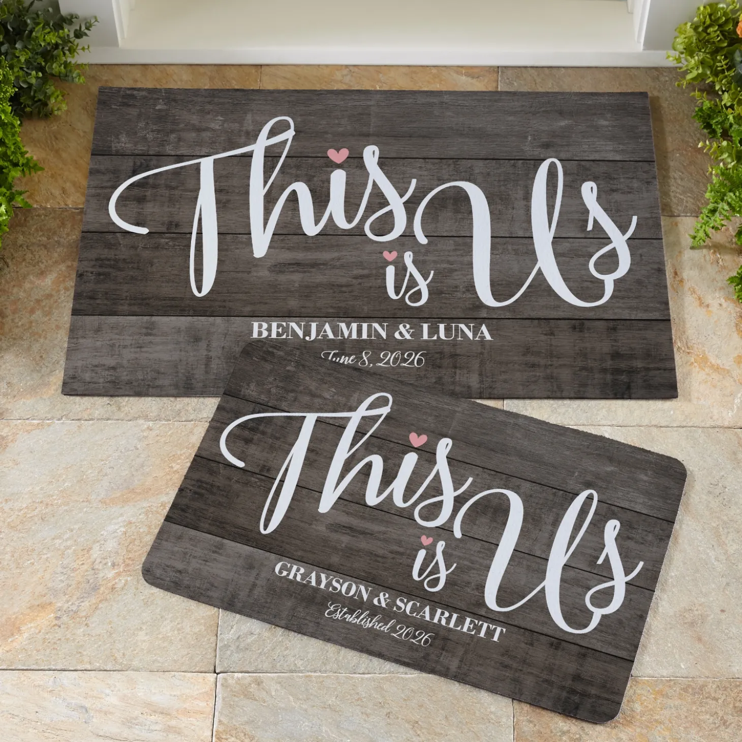 This is Us Wedding Doormat