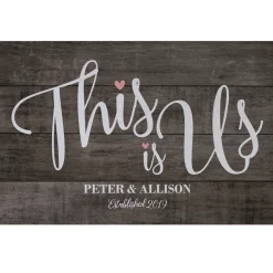 This is Us Wedding Doormat