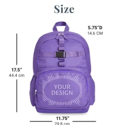 Tie Dye Name Purple Backpack Collection