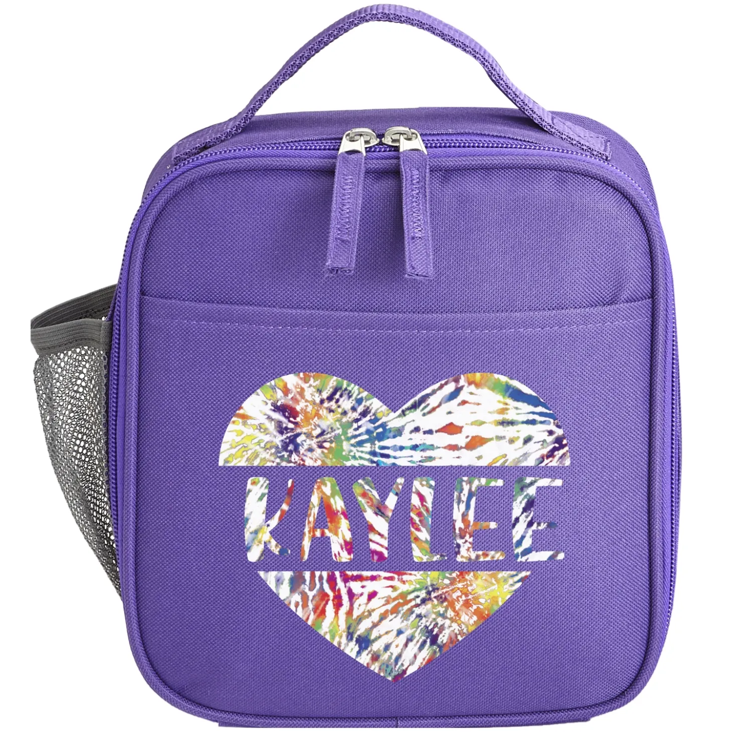 Tie Dye Name Purple Backpack Collection