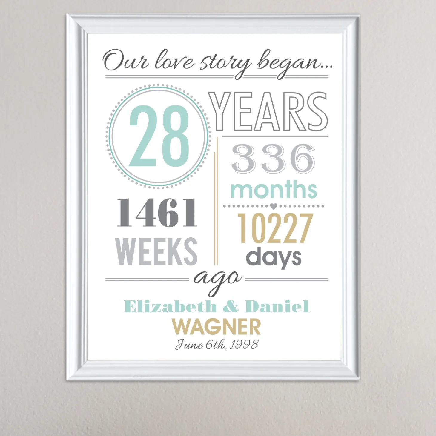Timeless Love Story Framed Print