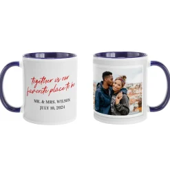 Together Is Our Favorite Place Photo Mug