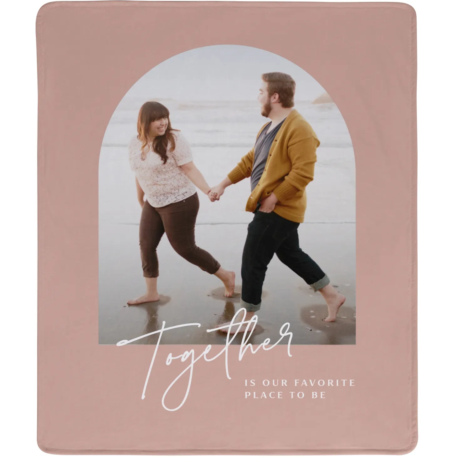 Together Photo Plush Blanket