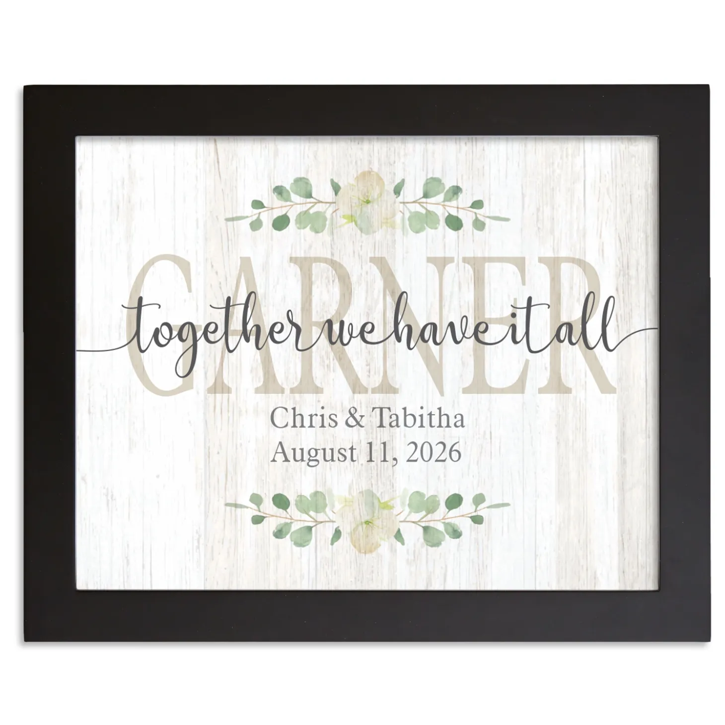 Together We Have It All Canvas
