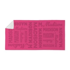 Tonal Name Beach Towel