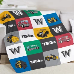 Tonka Color Block Plush Blanket