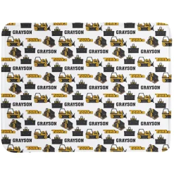 Tonka Truck Pattern Plush Blanket