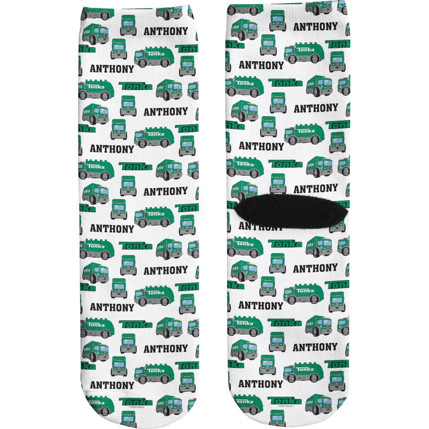 Tonka Truck Pattern Socks