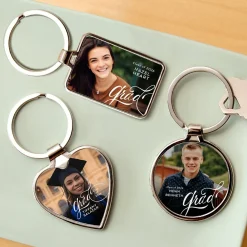 Top of the Class Graduation Photo Keychain