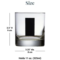 Top Shelf Double Old-Fashioned Glassware Set