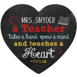 Touches Your Heart Wood Heart