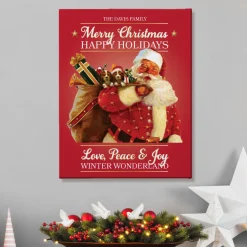 Traditional Santa Canvas