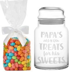 Treats For My Sweets Glass Treat Jar