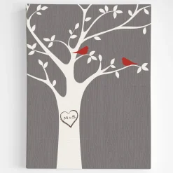 Tree Initials Wall Art