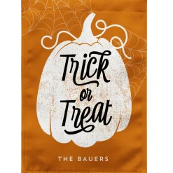 Trick or Treat Pumpkin Garden Flag