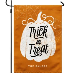 Trick or Treat Pumpkin Garden Flag