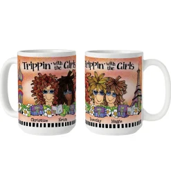 Trippin' with the Girls Mug by Suzy Toronto