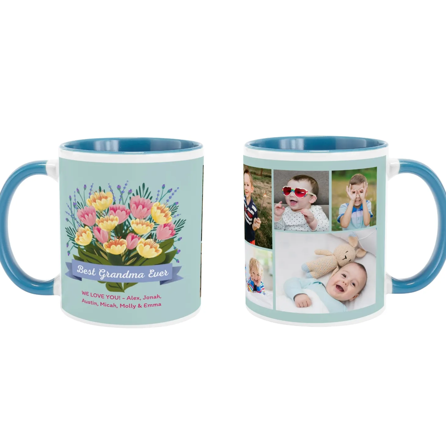 Tulip Bouquet Photo Mug