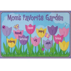 Tulip Garden Doormat