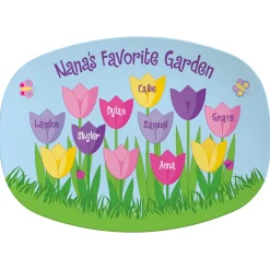 Tulip Garden Platter