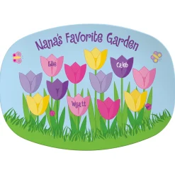 Tulip Garden Platter