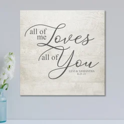 TwinkleBright® LED All of Me Loves All of You Canvas