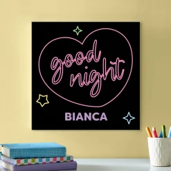 TwinkleBright® LED Good Night Neon Sign Canvas