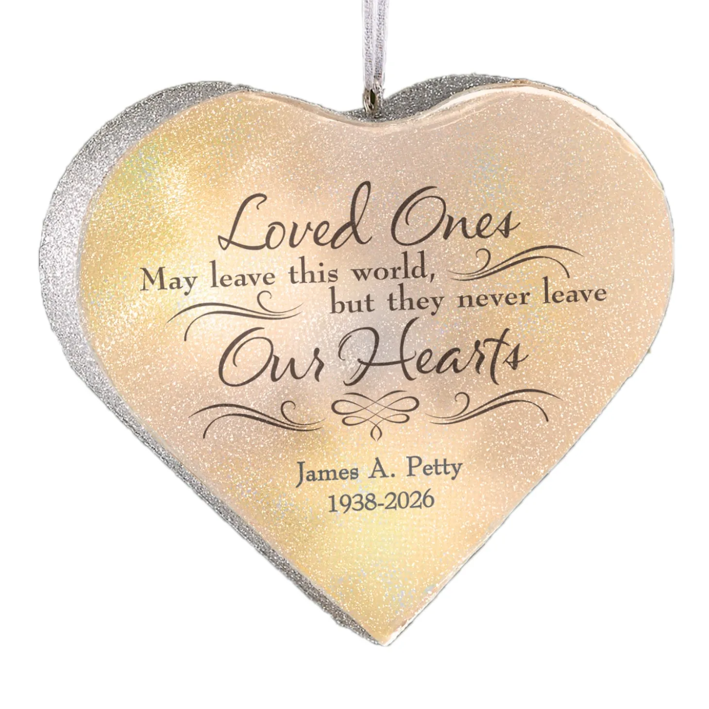 TwinkleBright® LED In Our Hearts Ornament