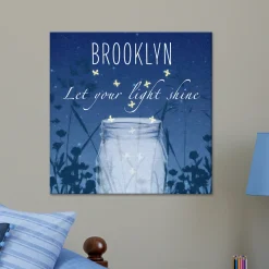 TwinkleBright® LED Let Your Light Shine Canvas