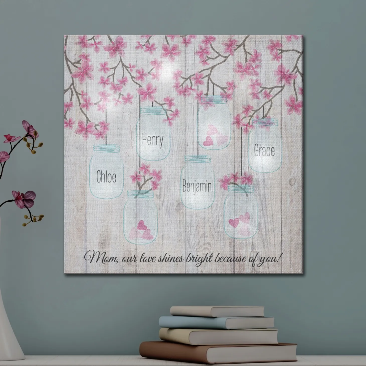 TwinkleBright® LED Lights of Love Canvas