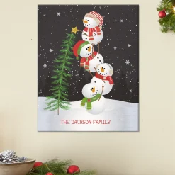 TwinkleBright® LED Lovable Snowman Canvas